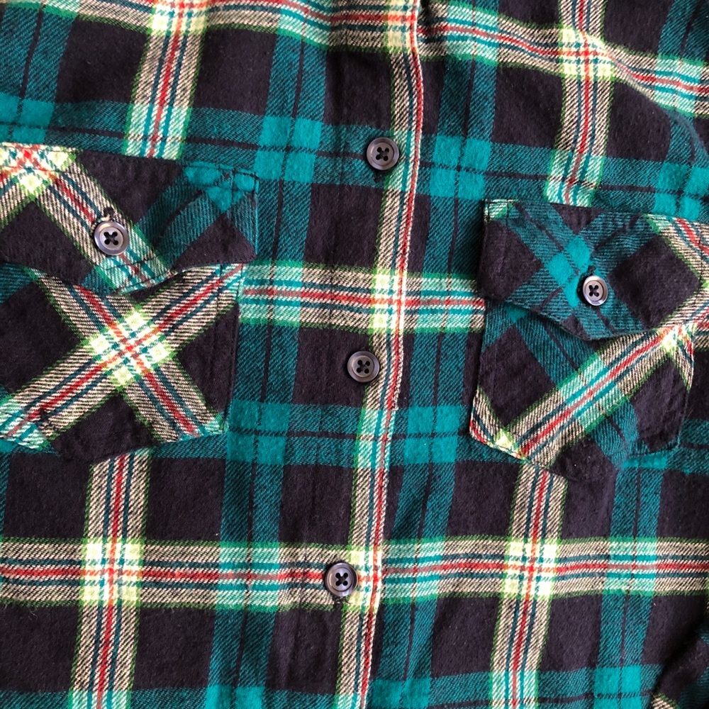 Plaid button down - Picture 2 of 5